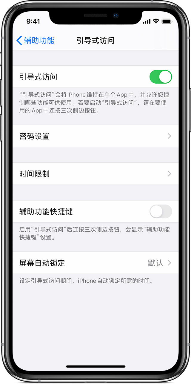 建平苹果手机维修分享如何在 iPhone 上退出引导式访问 