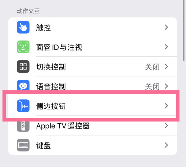 建平苹果14维修店分享iPhone14 Plus侧键双击下载功能关闭方法 