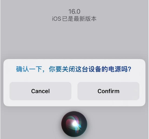 建平苹果手机维修分享iOS 16 Beta5为什么要取消Siri语音关机功能 