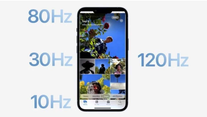 建平苹果14维修分享iPhone 14有高刷吗 